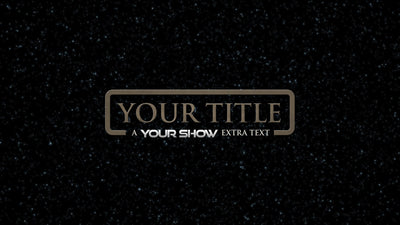 Clean Space Wars Epic Movie Title