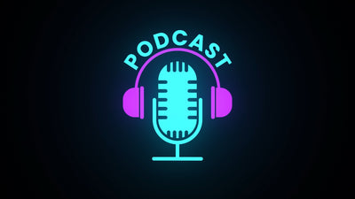 Modern Podcast Title Card Intro Neon Sign 04