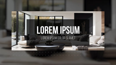 Glass Panel Modern Simple Slideshow Template