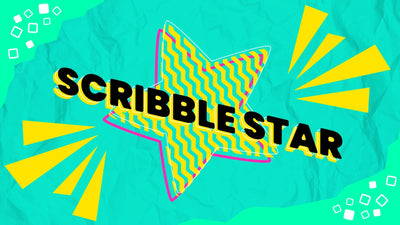 Scribble Paper Tear Drawings Fun Colorful Title 14