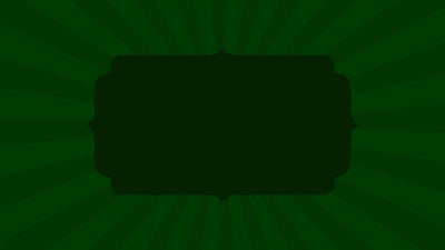 Cartoon Fun Box Rotating Lines Green Circus Background