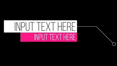 Modern Pop Up Call Out Text Animation Variation 03