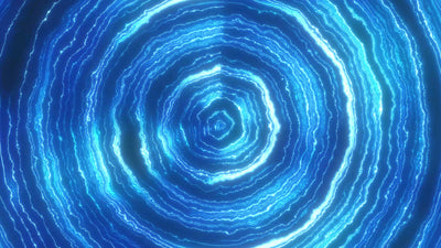 Circle Pulse Magic Energy Pond Rotary Animated Background 02
