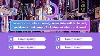 Quiz Animated Timer Question Answer Reveal