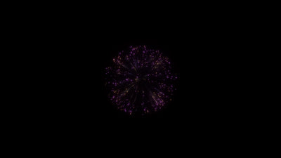 Firework Element Glow Purple & Gold 01