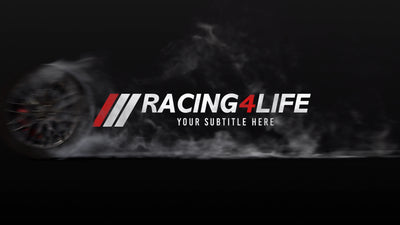Racing Wheel Fast Tyre Smore Burnout Title Intro
