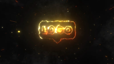 New Style Charged Electric Powerful Logo Reveal Variation 03