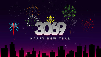 New Year Smooth 60fps Firework Modern Title Intro