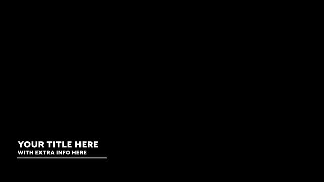 Clean Corporate Modern Lower Third Animation 02