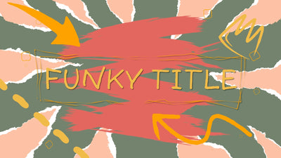 Scribble Paper Tear Drawings Fun Colorful Title 08