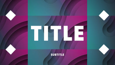 Gradient Line Depth 3D Look Fade Urban Text Title Intro