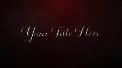 Fantasy Magic Fancy Elf Silver Metal Shiny Text Title Intro