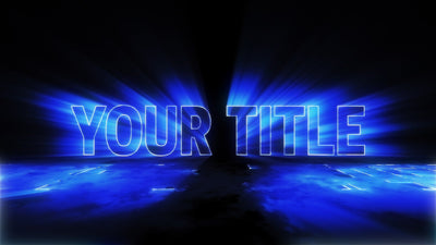 Dark Grungy Neon Underground Title Intro