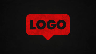 Cartoon Scary Horror Grunge Logo Reveal