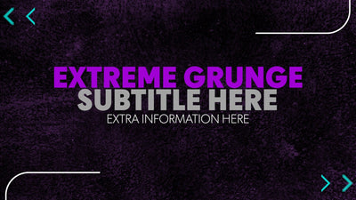 Grunge Urban Styled Snappy Title Screen Intro Variation 04
