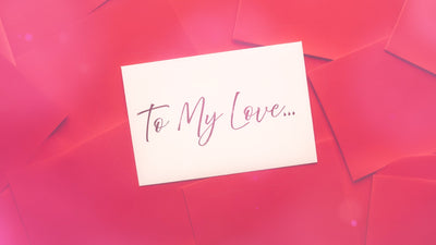 Love Letter Valentine Romantic Style Paper Title Intro