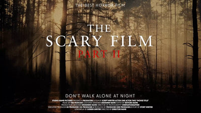 Grunge Horror Scary Dark Animated Movie Poster Title Card 02