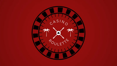 Casino Roulette Rotating Clean Animated Emblem Intro Title