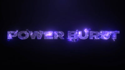 Energy Current Flashing Superhero Power Burst Title Intro