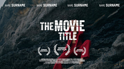 Generic Animated Movie Poster Title Card 02