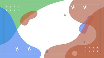Modern Wave Shape Fun Elements Animated Background Variation 11