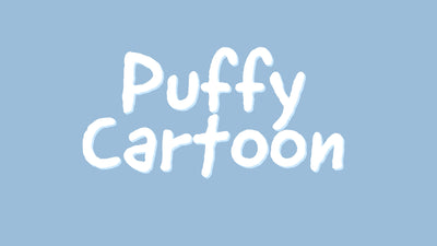 Cartoon Puffy Pastel Text Title Intro