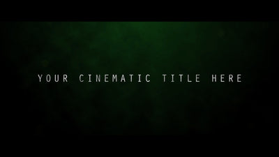 Mysterious Grunge Cinematic Bars Text Title Intro
