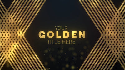 Gold Rich Nomination Diagonal Lines Title Intro