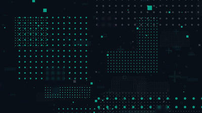 Digital Urban Grid Dots Kinetic Twitching Animated Background