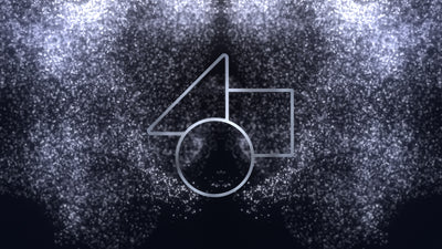 Silver Icon Snow Particles Shiny Winter Logo Reveal