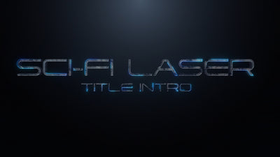 Grunge Laser Metal Steel Text Title Intro Variation 02