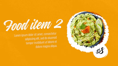 Tasty Animated Menu Restaurant Snack Food Template