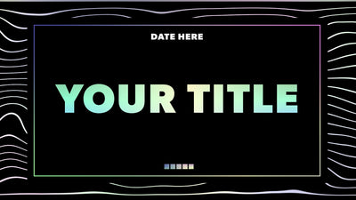 Modern Gradient Title Lines Background Animated Intro Opener