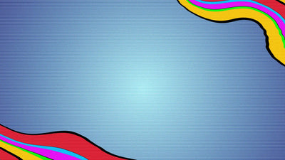 Retro Wobble Color Lines Background