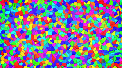 3D Looking Colorful Cells Animated Background