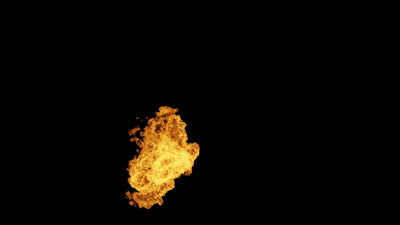Flame Burning Hot Fireball 03