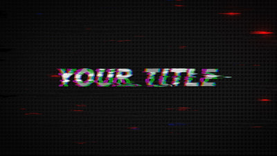 Metalic Text Grungy Cinematic Title Intro