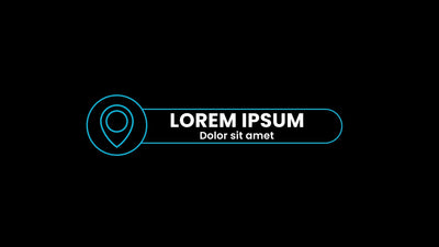 Modern Universal Pop Up Pin Location Lower Third
