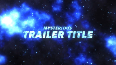 Blockbuster Mysterious Movie Explosion Trailer Title Intro
