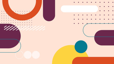 Playful Modern Multiple Shapes Art Looping Background