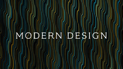 Fancy Elegant Waved Lines Text Title Intro