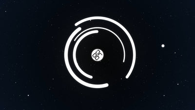 Modern Style Logo Reveal Space Clean Stars Kinetic Line Animation