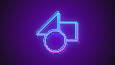 Neon Modern Glow Bold Logo Reveal Shine Light 02