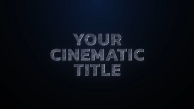 Cinematic Grunge Textured 3 Line Text Title Intro