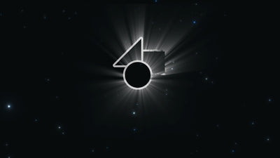 Bright Space Particles Glow Clean Corporate Logo Reveal