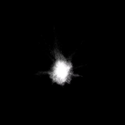 Magic Spell Energy Explosion 02 Black & White