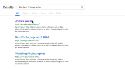 Portfolio Search Bar Internet Result Website Multi Panel Grid 02