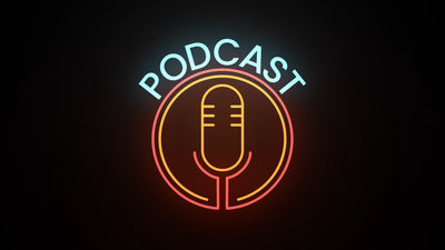 Modern Podcast Title Card Intro Neon Sign 02