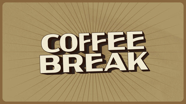 Variable Font Vintage Retro Coffee Break Cosy Slide Title