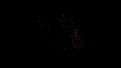 Realistic Blood Splatter Front 03